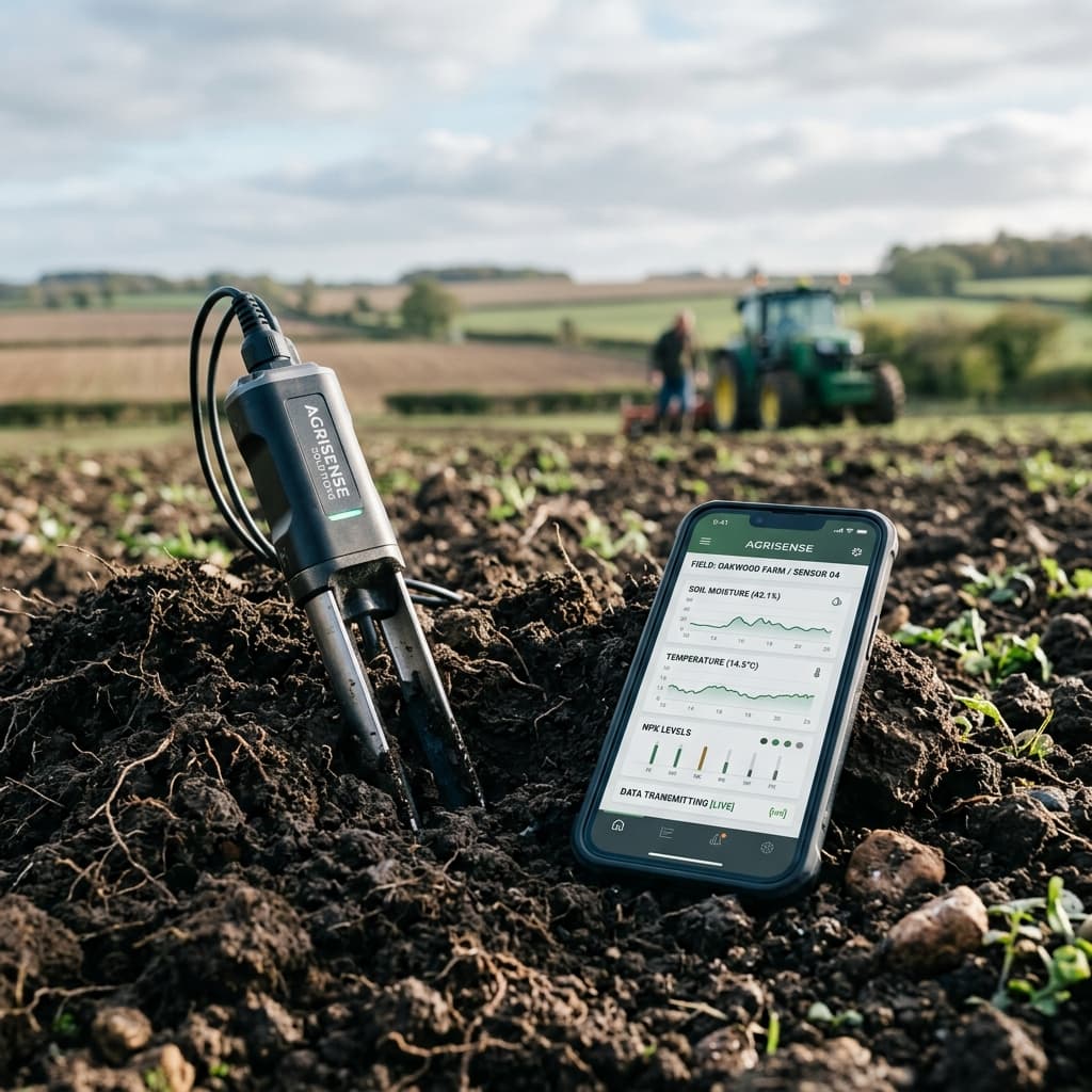 High-tech soil sensor
